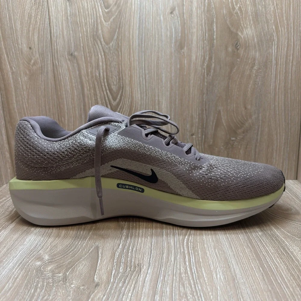 Nike Air Winflo 11 Taupe Grey Obsidian Men's Running Shoes Size 14 FJ9509-201